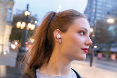 Logo trade promotional giveaways picture of: Urban Vitamin Napa earbuds