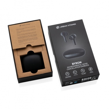Logo trade advertising products picture of: Urban Vitamin Byron ENC earbuds