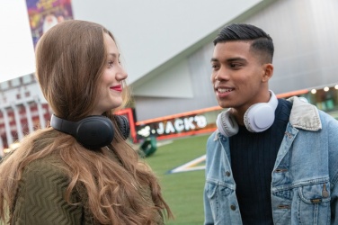 Logo trade promotional merchandise image of: Urban Vitamin Belmont wireless headphone