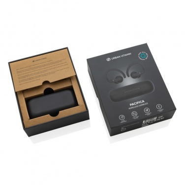Logotrade promotional gift image of: Urban Vitamin Pacifica RCS rplastic earbuds