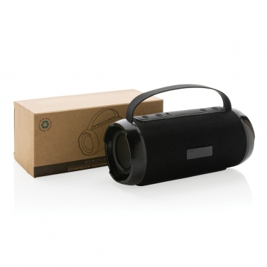 Logo trade promotional giveaway photo of: RCS recycled plastic Soundboom waterproof 6W speaker