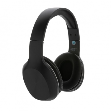 Logo trade advertising products picture of: RCS recycled plastic JAM wireless headphone