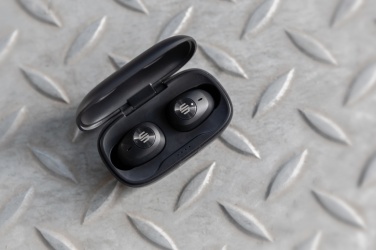 Logo trade promotional gifts picture of: Urban Vitamin Palm Springs RCS rplastic ENC earbuds