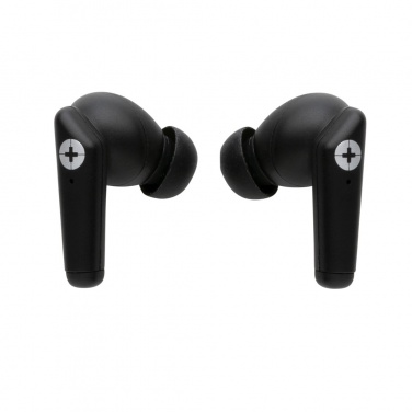 Logo trade business gift photo of: RCS recycled plastic Swiss Peak TWS earbuds 2.0