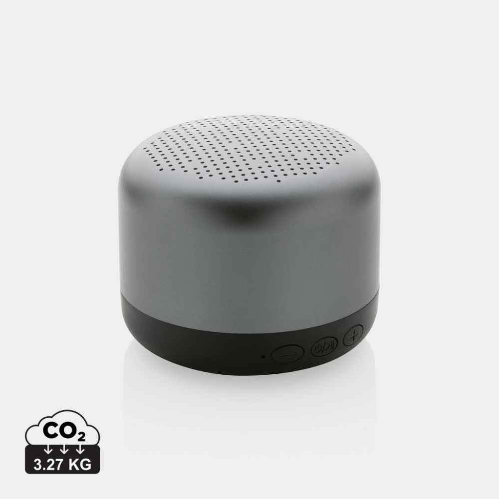 Logo trade corporate gifts image of: Terra RCS recycled aluminium 5W wireless speaker