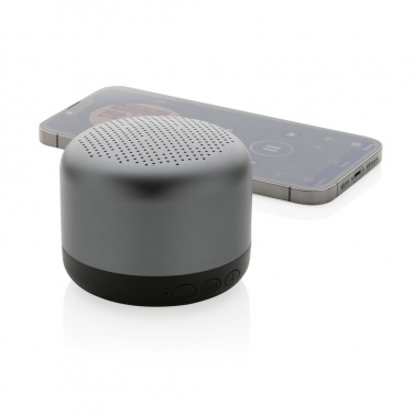 Logo trade promotional product photo of: Terra RCS recycled aluminium 5W wireless speaker