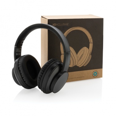 Logo trade promotional gift photo of: Terra RCS recycled aluminium wireless headphone
