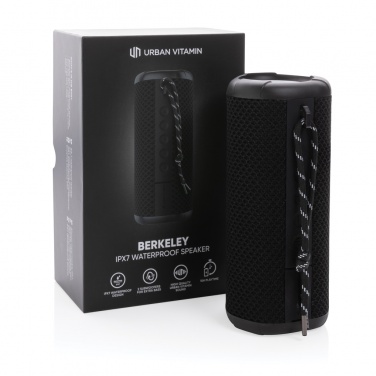 Logo trade promotional gifts picture of: Urban Vitamin Berkeley IPX7 waterproof 10W speaker