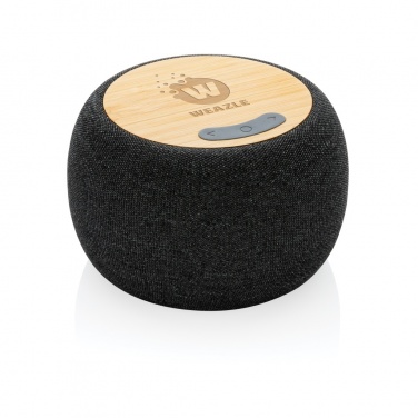 Logotrade advertising product picture of: RCS Rplastic/PET and bamboo 5W speaker
