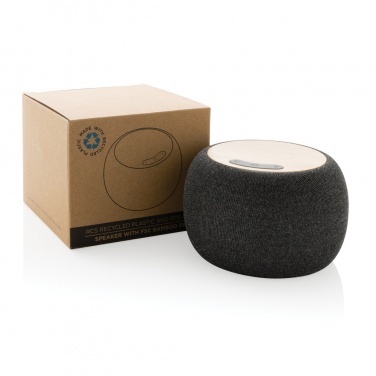 Logotrade promotional giveaway picture of: RCS Rplastic/PET and bamboo 5W speaker