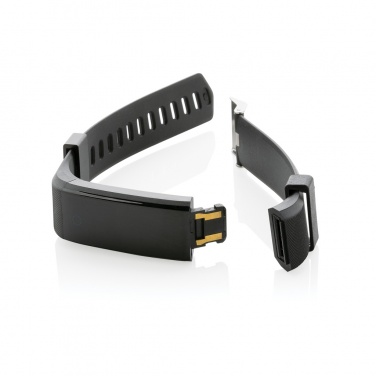 Logotrade promotional product picture of: RCS recycled TPU Sense Fit with heart rate monitor