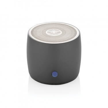 Logotrade promotional giveaway image of: Swiss Peak RCS recycled aluminum 3W bass speaker