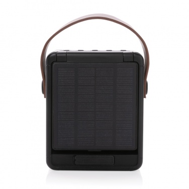 Logotrade promotional item image of: Skywave RCS recycled plastic solar speaker 12W