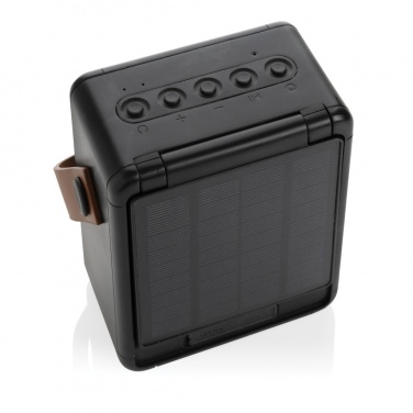 Logotrade advertising products photo of: Skywave RCS recycled plastic solar speaker 12W