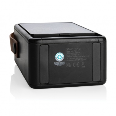 Logotrade promotional gift image of: Skywave RCS recycled plastic solar speaker 12W