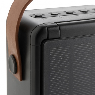Logotrade promotional giveaway image of: Skywave RCS recycled plastic solar speaker 12W