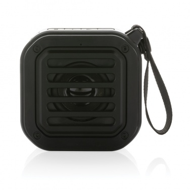 Logo trade promotional product photo of: 3W RCS recycled plastic wireless sunwave solar speaker