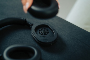Logotrade corporate gift image of: Irvine RCS recycled and repairable ANC wireless headphone