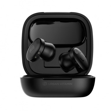 Logo trade promotional item photo of: Lakewood RCS recycled and repairable wireless earbuds