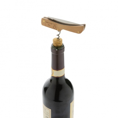 Logo trade promotional items picture of: Wooden knife with bottle opener