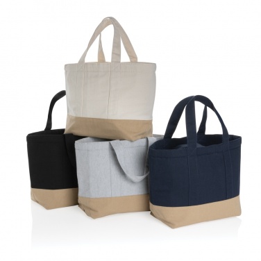 Logo trade promotional gift photo of: Impact Aware™ 285 gsm rcanvas cooler bag undyed