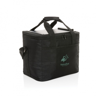 Logotrade promotional item picture of: Pedro AWARE™ RPET deluxe cooler bag with 5W solar panel