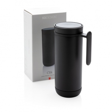 Logo trade promotional products image of: Clik leak proof travel mug