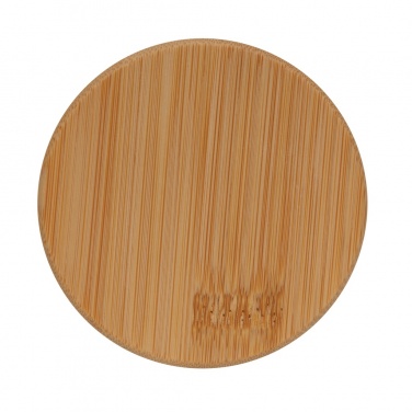 Logotrade promotional giveaways photo of: Double wall borosilicate glass with bamboo lid 350ml