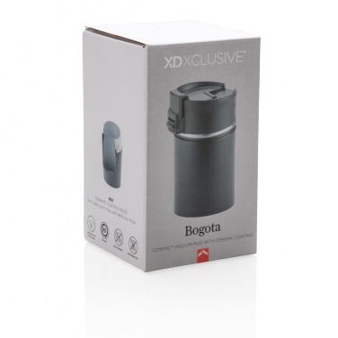 Logo trade promotional products image of: Bogota compact vacuum mug with ceramic coating