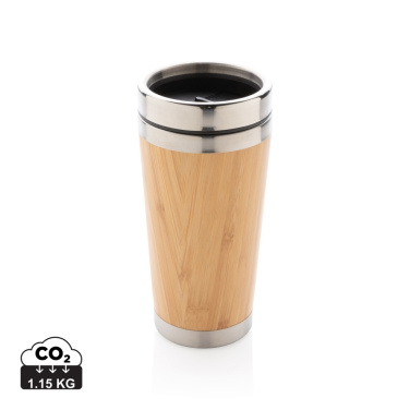 Logo trade promotional giveaways image of: Bamboo tumbler