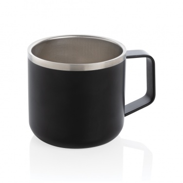 Logo trade business gifts image of: Stainless steel camp mug