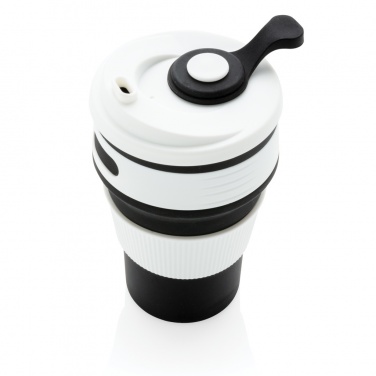 Logo trade advertising product photo of: Foldable silicone cup