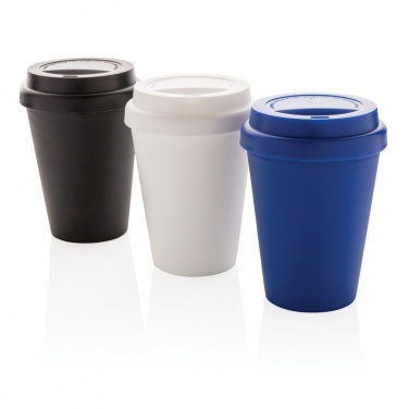 Logo trade advertising products picture of: Reusable double wall coffee cup 300ml