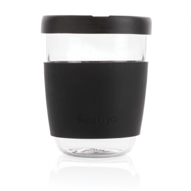 Logo trade promotional items picture of: Ukiyo borosilicate glass with silicone lid and sleeve