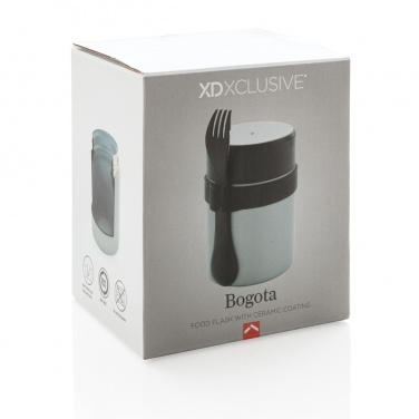 Logo trade promotional giveaways picture of: Bogota food flask with ceramic coating