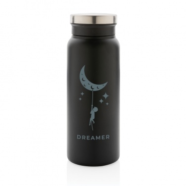 Logo trade promotional merchandise picture of: RCS Recycled stainless steel vacuum bottle 600ML