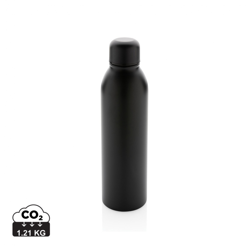 Logotrade corporate gift image of: RCS Recycled stainless steel vacuum bottle 500ML