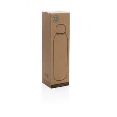 Logo trade promotional product photo of: RCS Recycled stainless steel vacuum bottle 500ML
