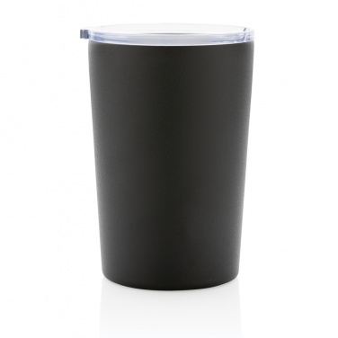 Logotrade promotional gift picture of: RCS Recycled stainless steel modern vacuum mug with lid