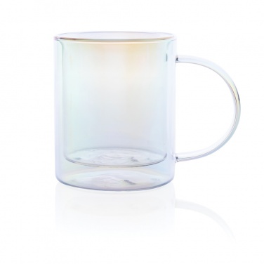 Logotrade promotional gifts photo of: Deluxe double wall electroplated glass mug