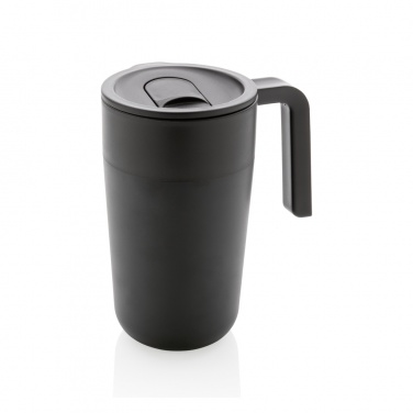 Logotrade corporate gift picture of: GRS Recycled PP and SS mug with handle