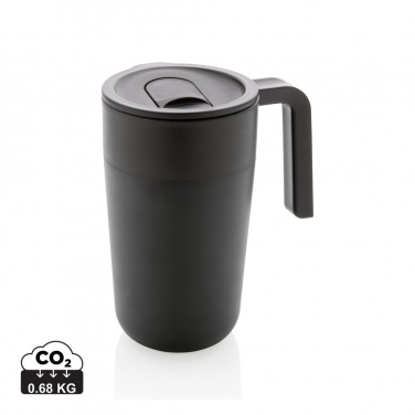 Logotrade promotional merchandise picture of: GRS Recycled PP and SS mug with handle