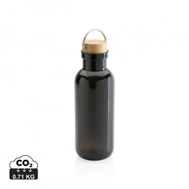 Logotrade promotional products photo of: RCS RPET bottle with bamboo lid and handle