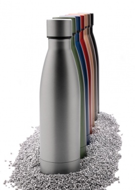 Logotrade promotional item image of: RCS Recycled stainless steel solid vacuum bottle
