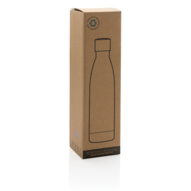Logotrade corporate gift image of: RCS Recycled stainless steel solid vacuum bottle