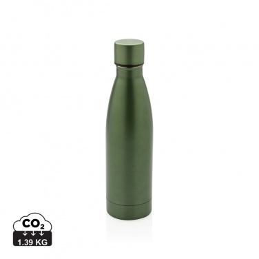 Logo trade promotional products picture of: RCS Recycled stainless steel solid vacuum bottle