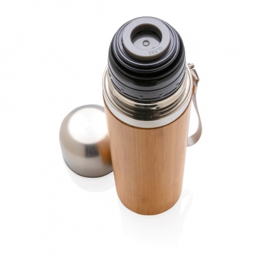Logotrade promotional items photo of: Bamboo vacuum travel flask