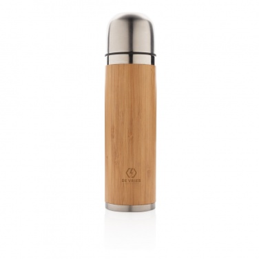 Logotrade promotional items photo of: Bamboo vacuum travel flask