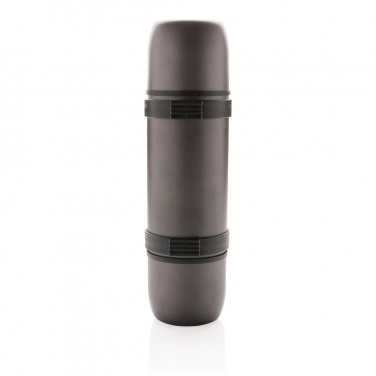 Logo trade promotional merchandise image of: Vacuum flask with 2 cups