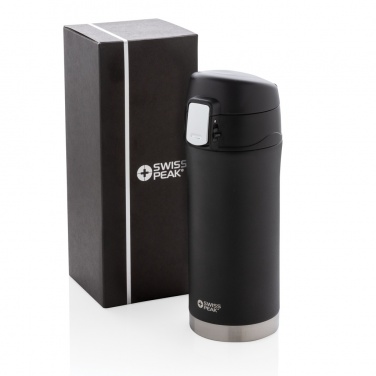 Logo trade corporate gifts picture of: Swiss Peak Elite copper vacuum mug